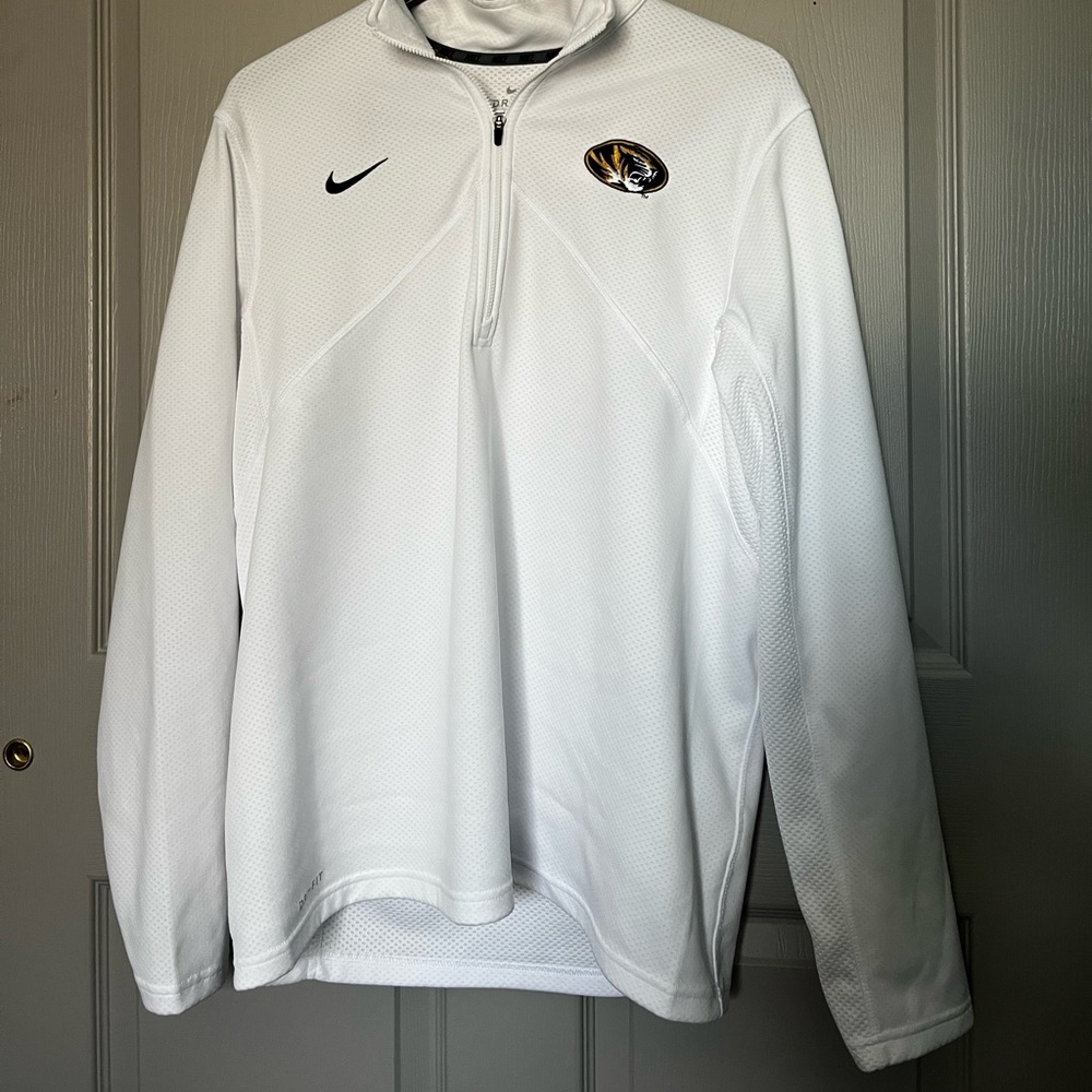 Nike University of Missouri Dri-Fit Half Zip Jacket (Barely Worn) Men’s L